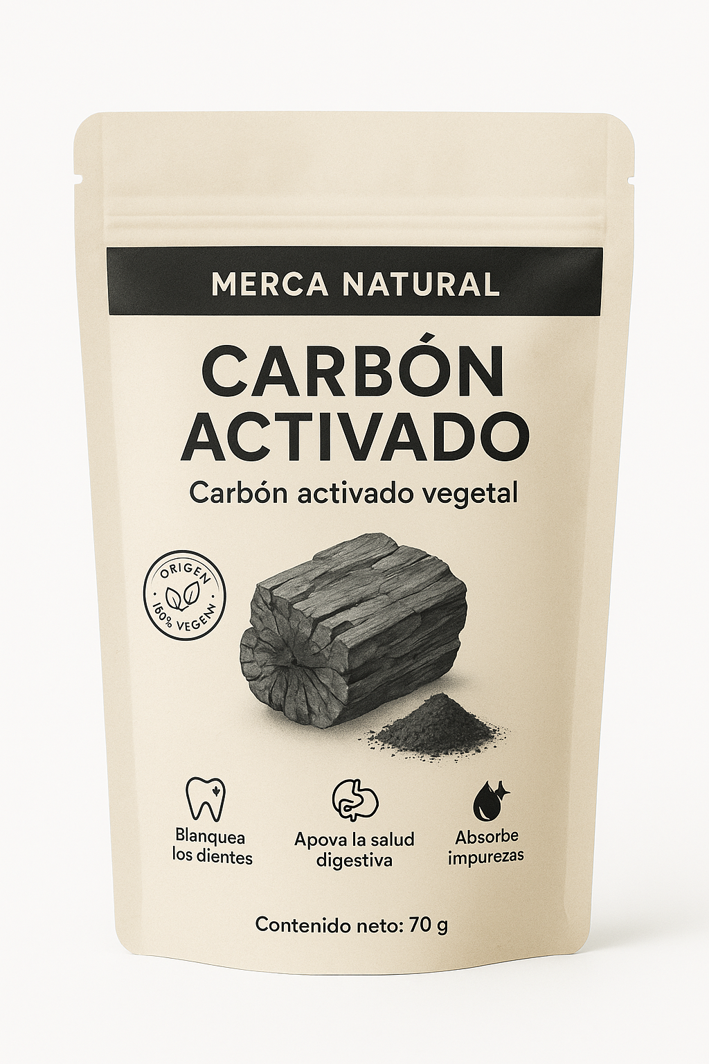Carbón Activado Vegetal